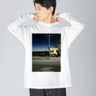 inacameraのバス停 Big Long Sleeve T-Shirt