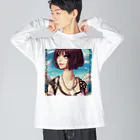 ボンブ映像社の希望に満ちた娘 Big Long Sleeve T-Shirt