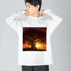 AI Rock Innovations【official】のリラクレーション Big Long Sleeve T-Shirt