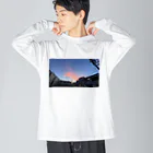 マツリのフォトショップの夕闇と夜空 Big Long Sleeve T-Shirt