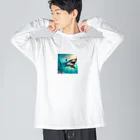 ★☆★Japan・Goods★☆★のタイガーシャークグッズ ビッグシルエットロングスリーブTシャツ