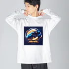 Lock-onの未来の乗り物　04 Big Long Sleeve T-Shirt