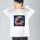 Lock-onの未来の乗り物　06 Big Long Sleeve T-Shirt