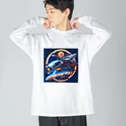 Lock-onの未来の乗り物　07 Big Long Sleeve T-Shirt