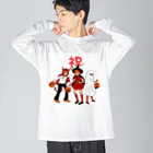 suke-maruruのハロウィン祝 ビッグシルエットロングスリーブTシャツ