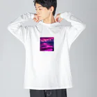 YoMiTの有名な観光スポットをイメージした画像：パタゴニア（アルゼンチン、チリ） Big Long Sleeve T-Shirt