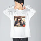 NIJIIRO_CHIHARUの隠れ家ケーキ屋さんの母35歳 Big Long Sleeve T-Shirt