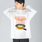 目野正月の目玉アボ Big Long Sleeve T-Shirt