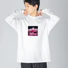 teru8376のピンクサファイア Big Long Sleeve T-Shirt