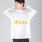 BEERのビール_POP(透過) Big Long Sleeve T-Shirt