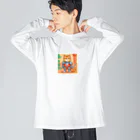 人生Storeの勇者猫 Big Long Sleeve T-Shirt