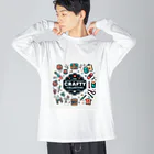 The Crafty CollectiveのThe Crafty Collective のロゴマーク ビッグシルエットロングスリーブTシャツ