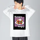 hAngryの【ホットケーキ】hAngry ビッグシルエットロングスリーブTシャツ