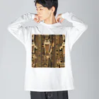 maeken work shopipの猫神官 Big Long Sleeve T-Shirt