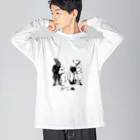 NEOJAPANESESTYLE                               のanimals ビッグシルエットロングスリーブTシャツ