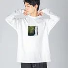 Innovat-Leapの滝がきれい Big Long Sleeve T-Shirt