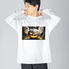 Shihiroの白いジャックオーランタン Big Long Sleeve T-Shirt