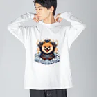 Pom-Dog'sのポメドラゴン Big Long Sleeve T-Shirt