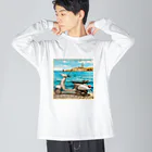 takotakoの原動付き自転車 Big Long Sleeve T-Shirt