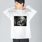 Shihiroのギンギツネのコイン ビッグシルエットロングスリーブTシャツ