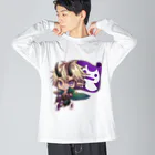 ロキのロキロキ団三輪車アバ雷炎ちゃん Big Long Sleeve T-Shirt