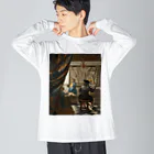 世界美術商店の絵画芸術 / The Art of Painting Big Long Sleeve T-Shirt