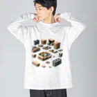 CHOCOLATEAの自然との共存 Big Long Sleeve T-Shirt