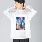 ワンダーワールド・ワンストップの空高くそびえ立つ塔 Big Long Sleeve T-Shirt