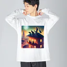 animalsの都会で共存する野生生物 Big Long Sleeve T-Shirt