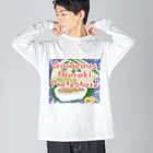 全国ご当地名産good+Sの【茨城県】ご当地名産デザイングッズ Big Long Sleeve T-Shirt