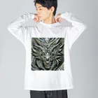 ５６アイテムズの銀龍 Big Long Sleeve T-Shirt