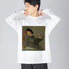 世界美術商店の陽気な酒飲み / The Jolly Drinker Big Long Sleeve T-Shirt