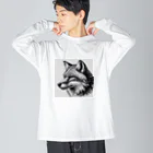 猫耳工房の猫耳工房 Big Long Sleeve T-Shirt