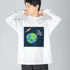 あいいろのキュートな宇宙飛行士 Big Long Sleeve T-Shirt