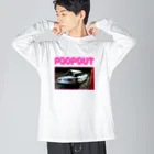 R.MuttのPOOP OUT Big Long Sleeve T-Shirt