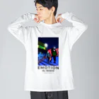 えもらじ。| ポッドキャストのえもらじ。〈PCWE23W〉 ビッグシルエットロングスリーブTシャツ