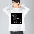 calcium369のダックスフンド Big Long Sleeve T-Shirt