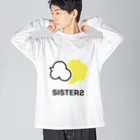 ホームページクリエイター・ターキーのホームページクリエイターターキー（SISTERS）ホワイト ビッグシルエットロングスリーブTシャツ