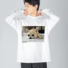 犬執事・ドッグバトラーのバンビ君ショップの世界初！本物の犬執事・ドッグバトラーのバンビ君 Big Long Sleeve T-Shirt