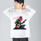 TAkUのカエル Big Long Sleeve T-Shirt