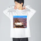 hashiba_のでっかいネコ Big Long Sleeve T-Shirt