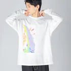 k..m 8888のスピリチュアルアートm..k1111 Big Long Sleeve T-Shirt