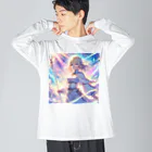 Sesilionの天空の女勇者 Big Long Sleeve T-Shirt