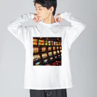 おしゃれなグッズ集の当たりそうなスロット Big Long Sleeve T-Shirt