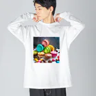 saitosekaiの404マフィン Big Long Sleeve T-Shirt