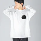 royro_desingの漂着物シリーズ　カエルウキ Big Long Sleeve T-Shirt