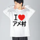 I LOVE SHOPのI LOVE アメ村 Big Long Sleeve T-Shirt