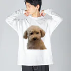 hijikiikijihの複雑な犬うめちゃん ビッグシルエットロングスリーブTシャツ