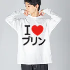 I LOVE SHOPのI LOVE プリン ビッグシルエットロングスリーブTシャツ