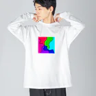 masuterのカラフル Big Long Sleeve T-Shirt